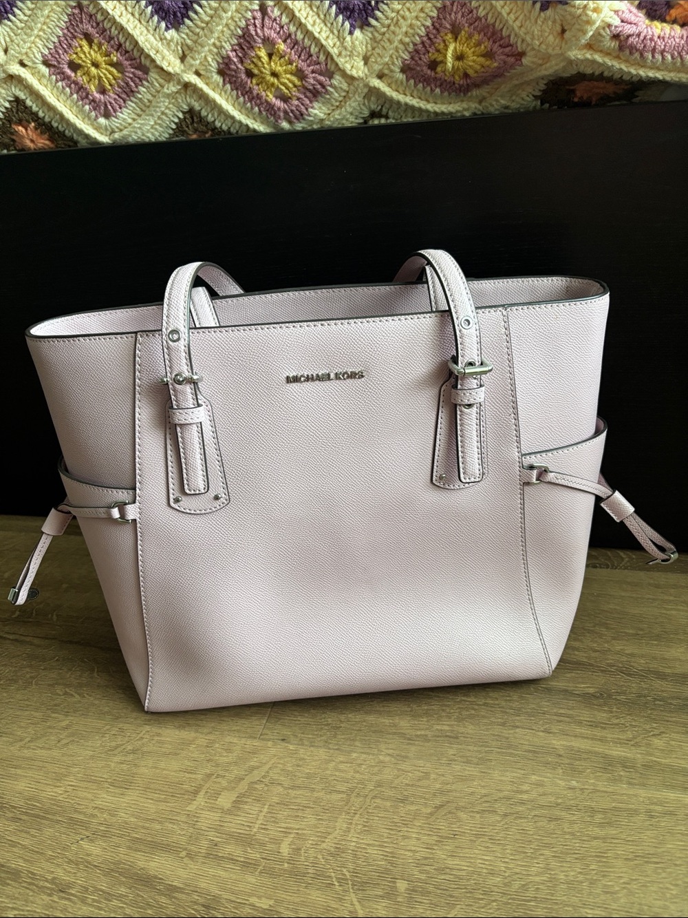 Michael Kors Pastel purple Leather Tote Bag